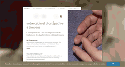 Desktop Screenshot of docosteo-sainteclaire.fr